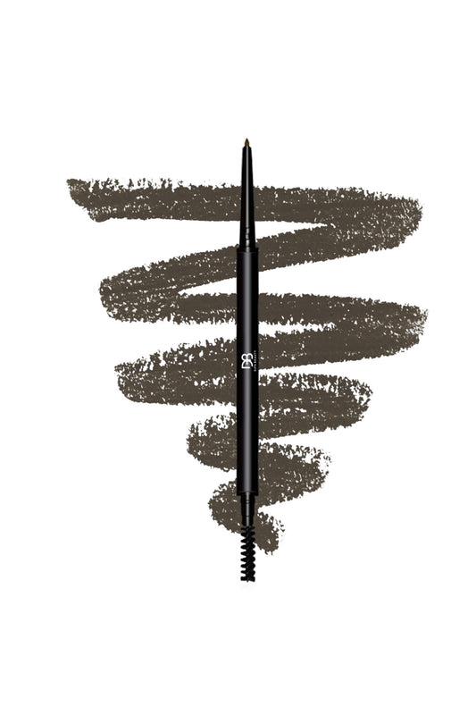 Darkest brown brow pencil Ebony #4 by Dips Beauty for shaping, defining and filling brows.