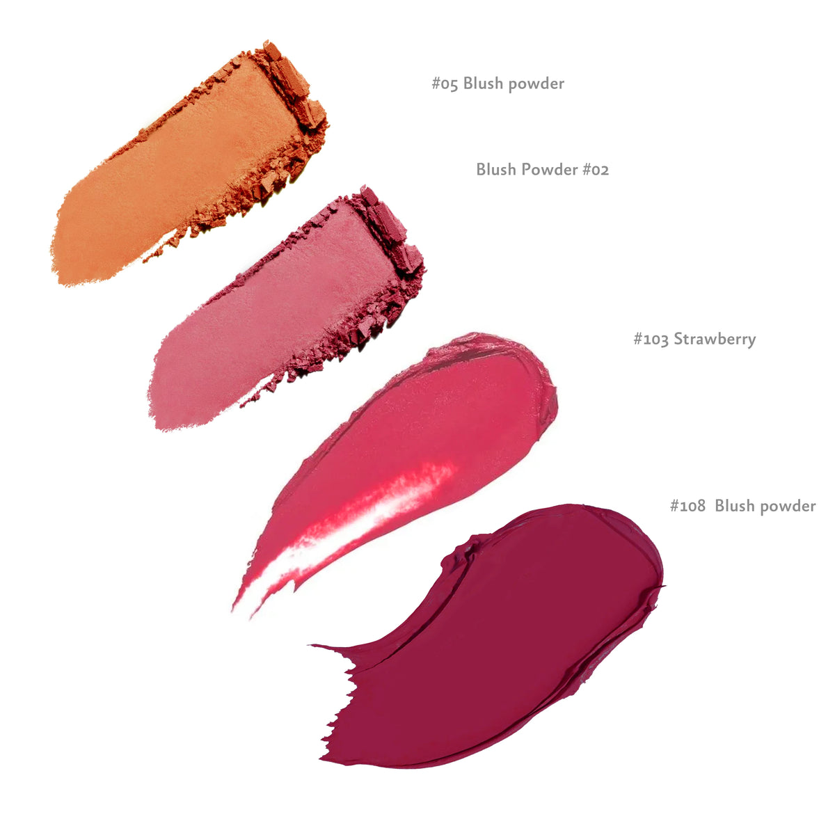 DIPS BEAUTY 05 Peach matte powder blush