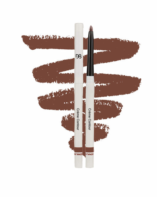 Lip Liner Crème Contour L15 in a soft medium-toned brown shade, shown as a creamy, smooth lip liner designed for seamless blending and precise lip definition.