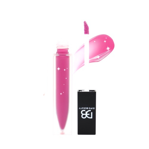 DIPS BEAUTY Magic clear lip gloss with subtle pink tint